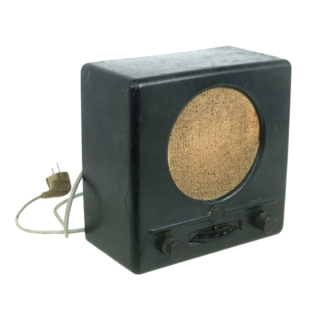 Original German WWII 1938 Kleinempfänger DKE 38 Radio by Telefunken - Serial M115023 Original Items