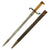 Original German Mauser Model 1871 Rifle Bayonet by Coulax & Cie. of Klingenthal with Scabbard - 109th Infantry Regiment Marked - Dated 1874 Original Items