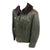 Original German WWII Luftwaffe Pilot's Blue Gray Leather Flight Jacket with Bakelite Sleeve Zippers Original Items