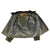 Original German WWII Luftwaffe Pilot's Blue Gray Leather Flight Jacket with Bakelite Sleeve Zippers Original Items