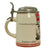 Original German WWII Named Unit Marked Motorcycle Corps NCO Training 0.5L Beer Stein - Ceramic with Pewter Lid Original Items