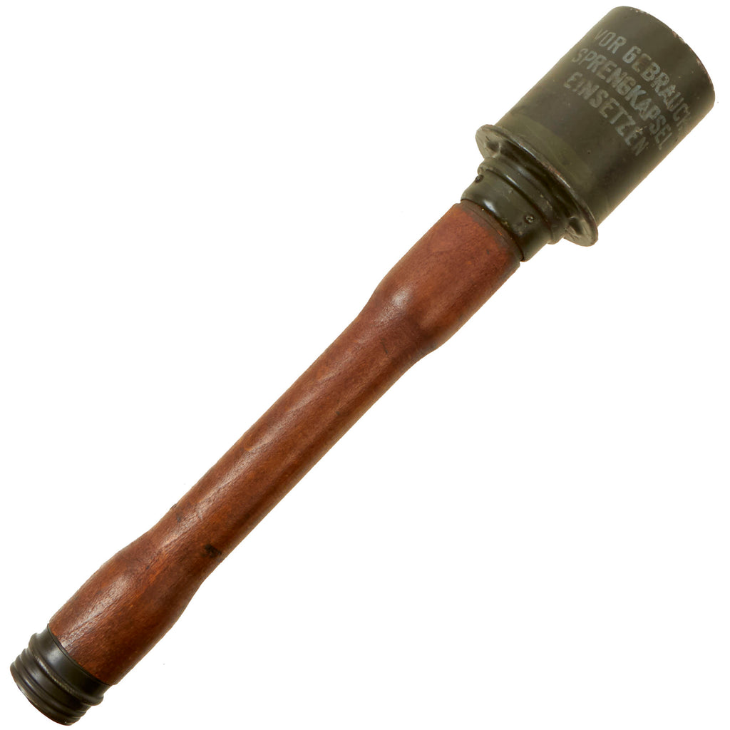 Original German WWII M24 Inert Stick Grenade Stielhandgranate by Richard Rinker - Dated 1940 Original Items
