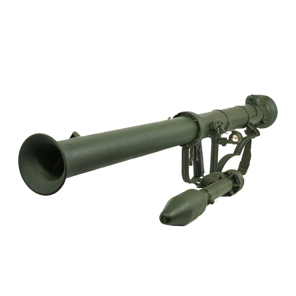 Original U.S. M20 A1 B1 3.5 Inch Super Bazooka Deactivated Rocket Launcher by Birtman Elec. Co. with Inert Practice Rocket Original Items