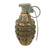 Original U.S. WWII Inert MkII Pineapple Grenade with Yellow Ring with M200A1 Fuze Original Items