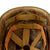 Original U.S. WWII Untouched M1 Fixed Bale Helmet with RARE Hood Rubber Co. Low Pressure Liner - Liner Chinstrap Stuck to Rim Original Items