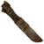 Original U.S. WWII USMC Service-Worn Mark 2 KA-BAR Fighting Knife by CAMILLUS in Original Leather Sheath Original Items