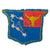 Original U.S. WWII Scarce 5217th Reconnaissance Battalion “The Philippine Airborne” Theater-Made Uniform Patch Original Items