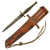 Original U.S. WWII USMC Marine Raider Stiletto Dagger with M6 Sheath - Heavily Service-Worn Original Items