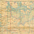 Original German WWII Luftwaffe Double-Sided Flight Navigator Map of England "Battle of Britain" in Unit-Marked Map Case to Kampfgeschwader 51 Original Items
