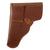 Original WWII German .32 Caliber Preßstoff Pistol Holster with G.I. Applied Panzer Skulls & Eagle Insignia Original Items