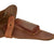 Original WWII German .32 Caliber Preßstoff Pistol Holster with G.I. Applied Panzer Skulls & Eagle Insignia Original Items