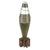 Original U.S. WWII 1941 Dated M49A2 60mm Deactivated Mortar Round with 1942 Dated Fuse with and Original Paint - Inert Original Items