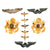 Original U.S. WWII B-17 “Evasive Action” Navigator Painted A2 Flight Jacket, Uniform, & Cased Medals and Insignia - Air Medal with 5 OLCs - 334th Bomb Squadron, 95th Bombardment Group - William Charles "Limpy" Limpach Original Items