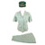Original U.S. WWII Marine Corps USMC Named Women’s Hobby Hat & Candystripe Shirt & Skirt - Corporal Nathalie Klingbeil Original Items