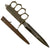 Original U.S. WWI Model 1918 Mark I Trench Knife by L. F. & C. with Correct Steel Scabbard Original Items