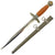 Original German WWII 2nd Model Luftwaffe Dagger by SMF with Scabbard and Gold Highlighted Pommel Original Items