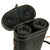 Original German WWII Kriegsmarine Navy U-Boat 7x50 Binoculars by Ernst Leitz with Original Straps & Rubber Fittings in 1944 Dated Case Original Items