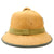 Original German WWII First Model DAK Afrikakorps Sun Helmet by ORL with Badges - Service Used Original Items