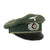 Original German WWII Army Heer Infantry EM/NCO Schirmmütze Visor Crush Cap with Jäger Regiment Markings - Dated 1935 Original Items