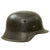 Original German WWII M42 Army Heer "No Decal" Helmet with Relic 58cm Liner and Dome Stamp - ckl66 Original Items