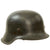 Original German WWII M42 Army Heer "No Decal" Helmet with Relic 58cm Liner and Dome Stamp - ckl66 Original Items