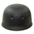 Original German WWII M-38 Luftwaffe Fallschirmjäger Paratrooper Helmet Shell Marked ckl68 - Post War Repainted Original Items