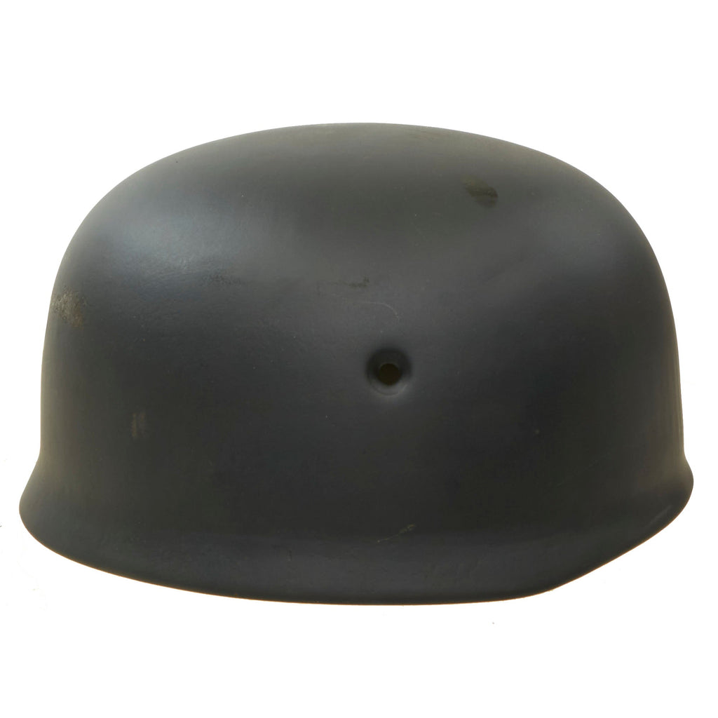 Original German WWII M-38 Luftwaffe Fallschirmjäger Paratrooper Helmet Shell Marked ckl68 - Post War Repainted Original Items