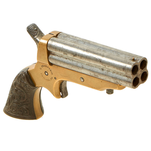 Original U.S. 19th Century Sharps Model 2C .30 Rimfire 4 Barrel Brass ...