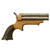 Original U.S. 19th Century Sharps Model 2C .30 Rimfire 4 Barrel Brass Frame Pepperbox Pistol with Ornate Gutta Percha Grips - Serial 492 Original Items
