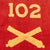 Original U.S. WWII 26th Infantry Division 102nd Field Artillery Battery A Swallowtail Guidon Pennant - Combat in Northern France, Rhineland, Ardennes-Alsace, & Central Europe Original Items