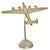 Original U.S. WWII Floating B24 Bomber Trench Art Ashtray - Italy 1944 Original Items