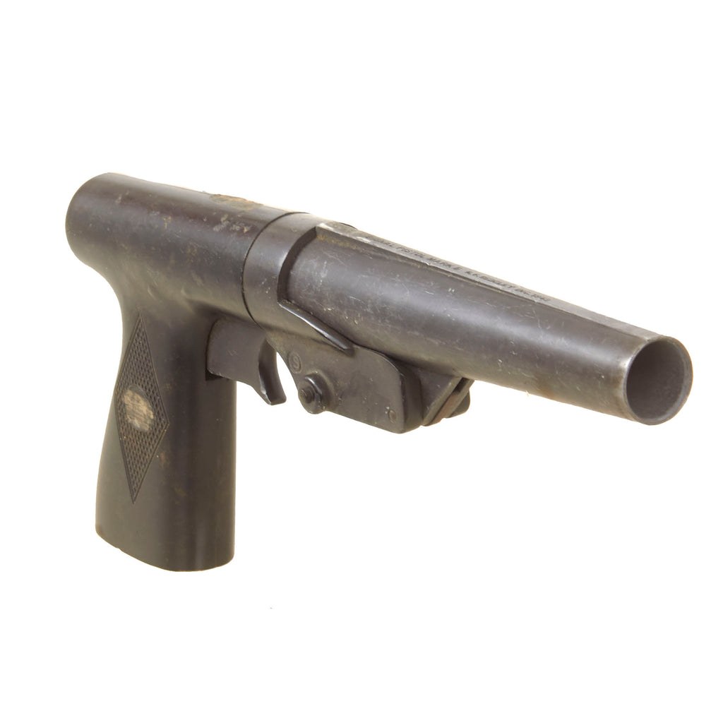 Original WWII U.S. Navy 10 Gauge Sedgley Mark 5 Signal Flare Pistol - Dated 1943 - Markings Scrubbed Original Items