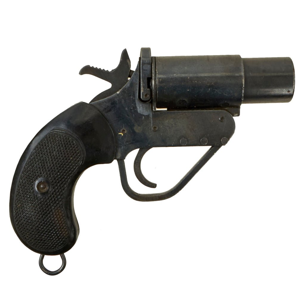 Original British WWII Molins No.2 Mk.5 Flare Signal Pistol for Armored Fighting Vehicles Original Items