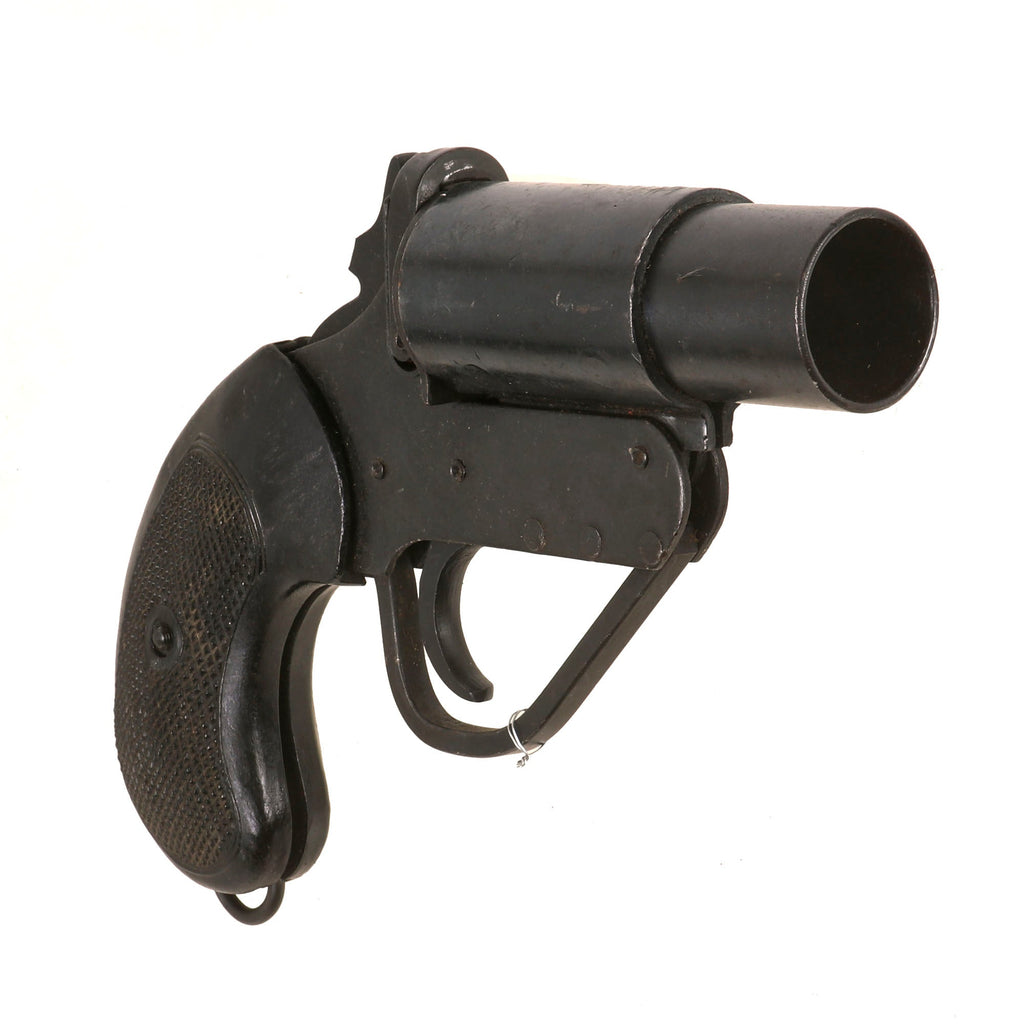 Original British WWII No.2 Mk.5 Flare Signal Pistol for Armored Fighting Vehicles with Partially Broken Hammer Original Items
