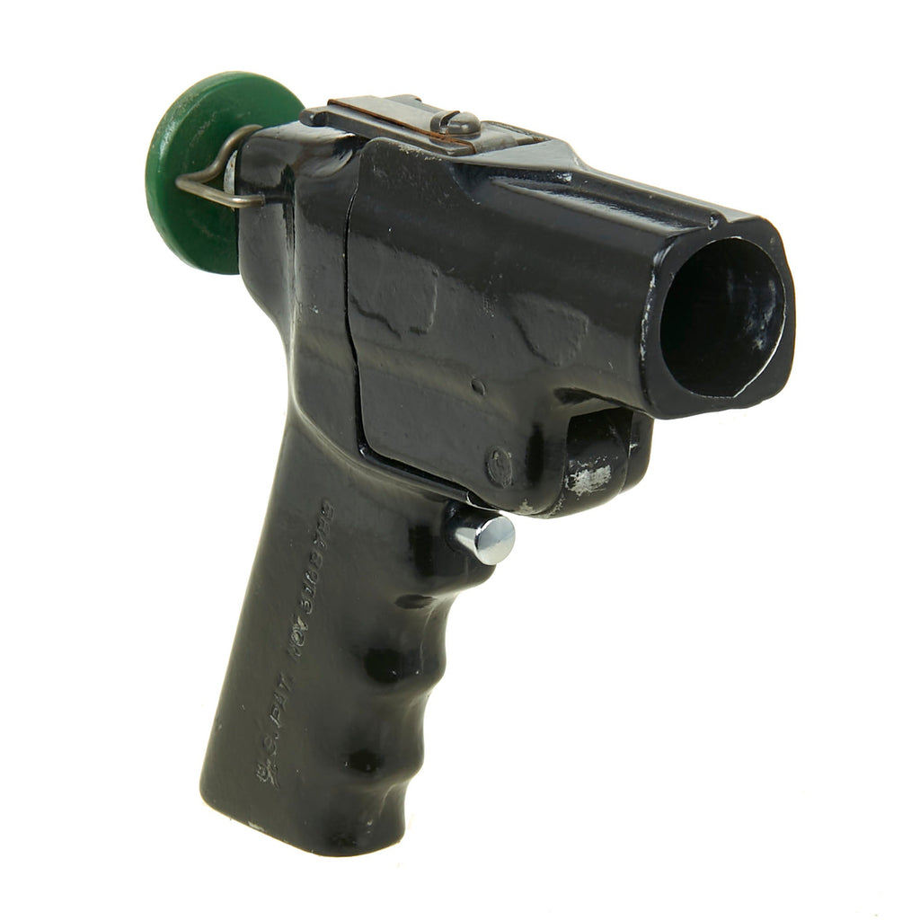 Original U.S. Post-WWII Era 25mm Marine Signal Flare Launcher Pistol by Olin of East Alton Illinois Original Items