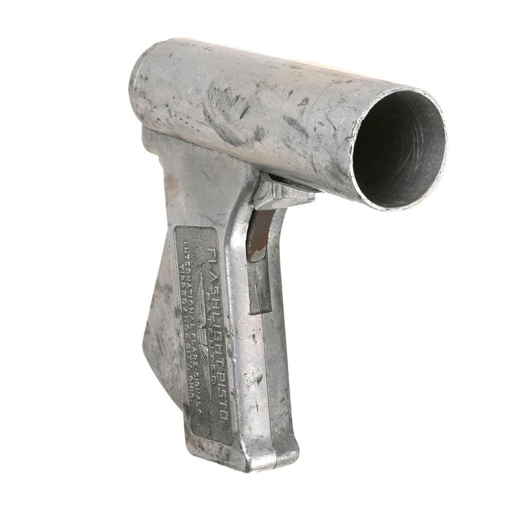 Original U.S. WWII International Flare Signal Co 37mm Flashlight Pistol Original Items