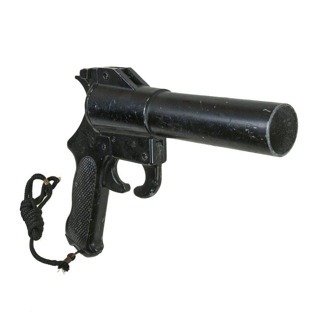 Original U.S. Post-WWII Kilgore 37mm Model B US Coast Guard Marked Flare Pistol with Lanyard Original Items