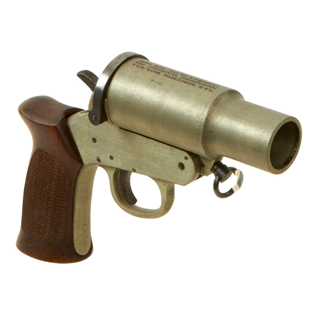 Original U.S. Lend-Lease British MkIII A Signal Flare Pistol by Harrington & Richardson - Serial Number A813 Original Items