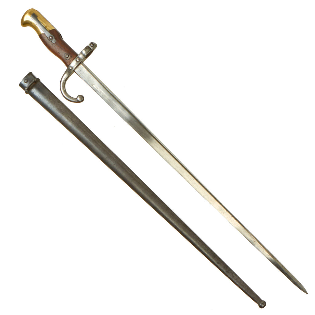 Original French M1874 Gras Bayonet by d'Armes de Châtellerault with Scabbard- Dated 1879 - Matching Serial Numbers Original Items
