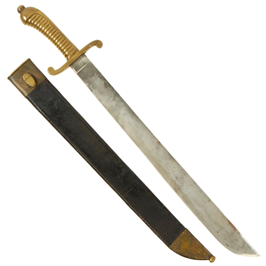 Original German 19th Century Saxon M.1840 Faschinenmesser Pioneer Artillery Short Sword - Regiment Marked Original Items