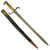 Original German Mauser Model 1871 Rifle Bayonet by Gebrüder Weyersberg with Scabbard - 31st Infantry Regiment Marked - Dated 1875 Original Items
