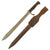 Original German WWI M1898/05 n/A Butcher Sawback Bayonet by Mauser with Scabbard & 1917-Dated Frog - Dated 1916 Original Items