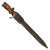 Original German WWI M1898/05 n/A Butcher Bayonet by Weyersberg Kirschbaum & Cie with Scabbard & WWII Frog - Dated 1915 Original Items