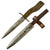 Original Imperial German WWI DEMAG Style Crank Handle Ersatz Trench Knife Bayonet with Scabbard Original Items
