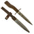 Original Imperial German WWI DEMAG Style Crank Handle Ersatz Trench Knife Bayonet with Scabbard Original Items