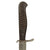 Original German WWI Trench Fighting Knife with Ribbed Grips & Original Rolled Steel Scabbard Original Items