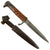 Original Imperial German WWI Shrapnel-Damaged Kurzes Seitengewehr M1898 Dress Bayonet by Carl Eickhorn Turned Trench Knife with Scabbard Original Items