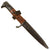 Original Imperial German WWI Shrapnel-Damaged Kurzes Seitengewehr M1898 Dress Bayonet by Carl Eickhorn Turned Trench Knife with Scabbard Original Items