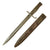Original German WWI Steel Hilt 12" Blade Ersatz Bayonet with Scabbard - Carter Type EB48 Original Items