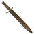 Original German WWI Steel Hilt 12" Blade Ersatz Bayonet with Scabbard - Carter Type EB48 Original Items